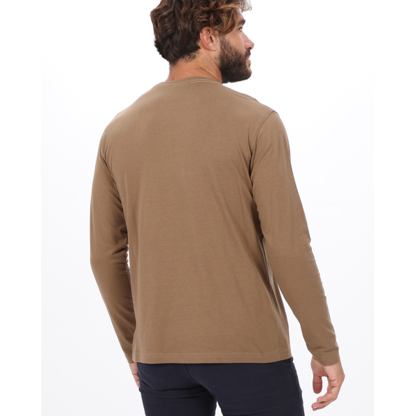 Ανδρική μακρυμάνικη μπλούζα VAN HIPSTER 72235 καφέ Ανδρικά