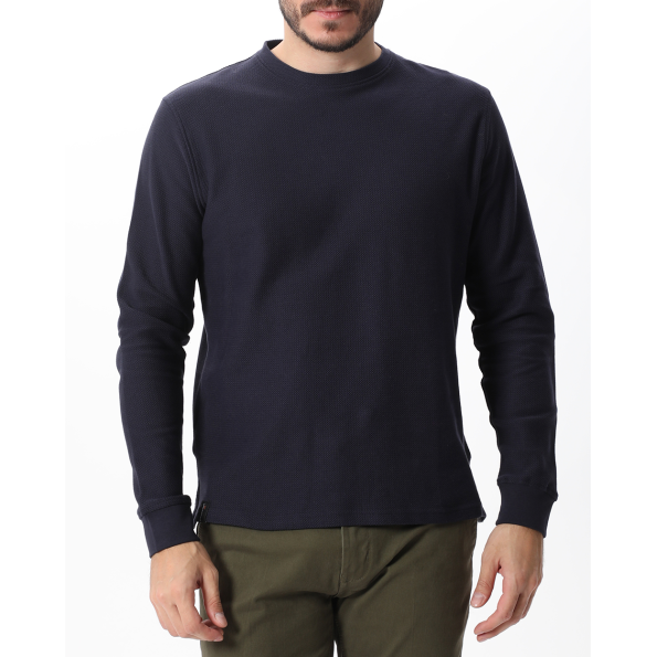 Ανδρική μακρυμάνικη μπλούζα VAN HIPSTER 72237 ναυτικό μπλε