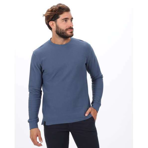 Ανδρική μακρυμάνικη μπλούζα VAN HIPSTER 72237 γαλάζια