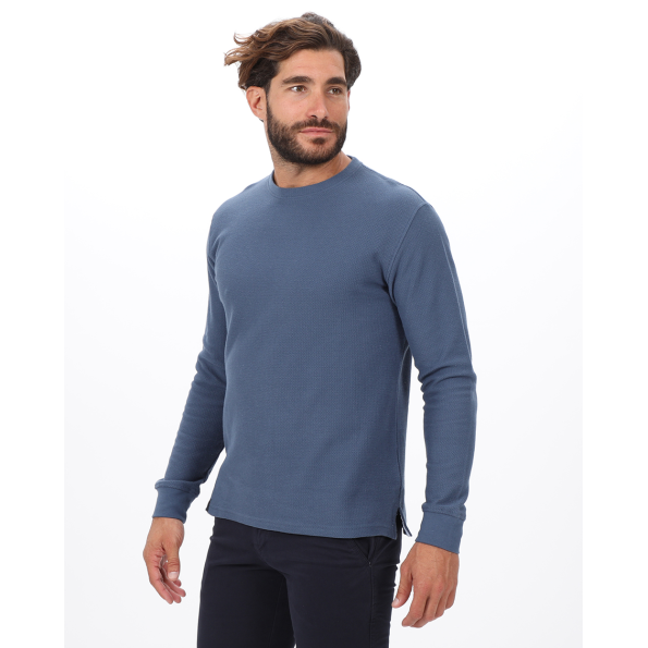 Ανδρική μακρυμάνικη μπλούζα VAN HIPSTER 72237 γαλάζια Ανδρικά