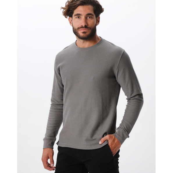 Ανδρική μακρυμάνικη μπλούζα VAN HIPSTER 72237 γκρι Ανδρικά