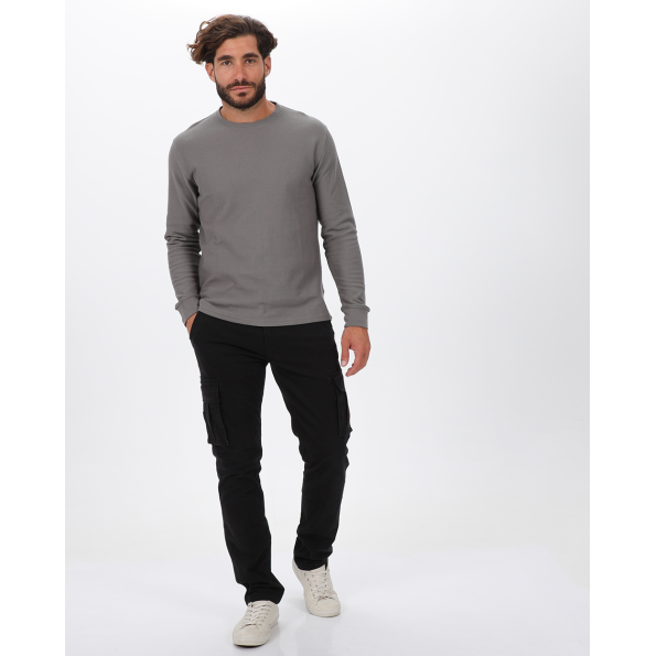 Ανδρική μακρυμάνικη μπλούζα VAN HIPSTER 72237 γκρι Ανδρικά