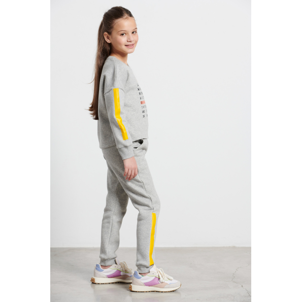 Παιδικό παντελόνι φόρμας BODYTALK 1222-704800 γκρι Παιδικά