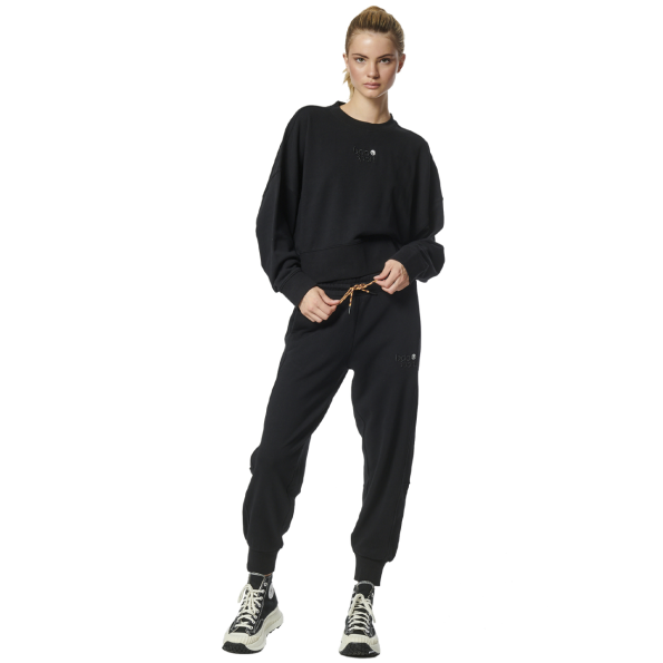 Γυναικεία oversized φούτερ μπλούζα BODY ACTION 061321-01 μαύρη Γυναικεία