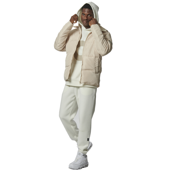 Aνδρικό puffer μπουφάν BODY ACTION 073327-01 μπεζ Ανδρικά