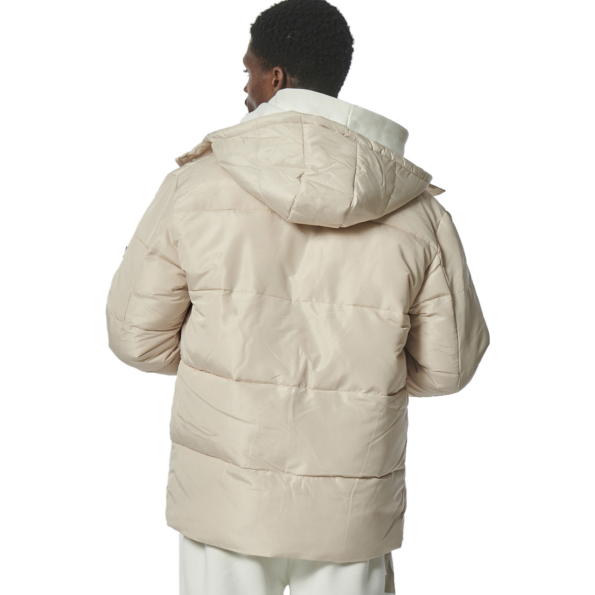 Aνδρικό puffer μπουφάν BODY ACTION 073327-01 μπεζ Ανδρικά