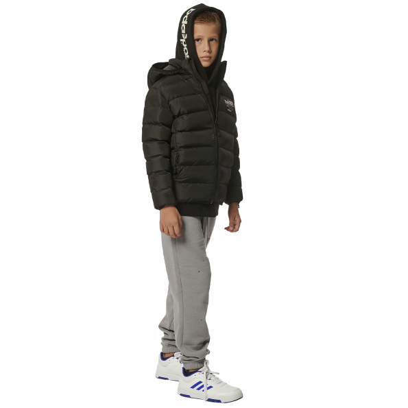 Παιδικό puffer μπουφάν BODY ACTION 074303-01 μαύρο Παιδικά