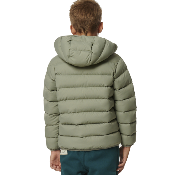 Παιδικό puffer μπουφάν BODY ACTION 074303-01 γκρι Παιδικά