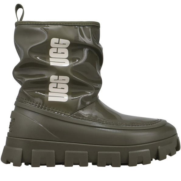 Γυναικείες γαλότσες UGG 1144059 Classic Brellah Mini χακί Γυναικείες γαλότσες UGG 1144059 Classic Brellah Mini χακί