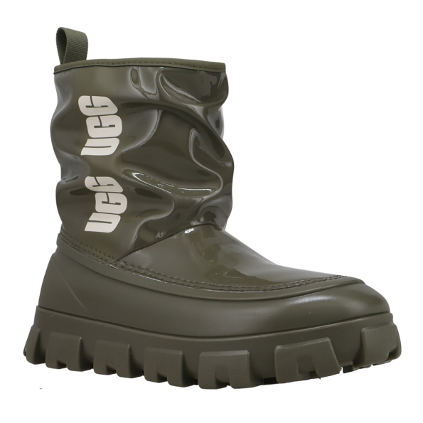 Γυναικείες γαλότσες UGG 1144059 Classic Brellah Mini χακί Γυναικεία