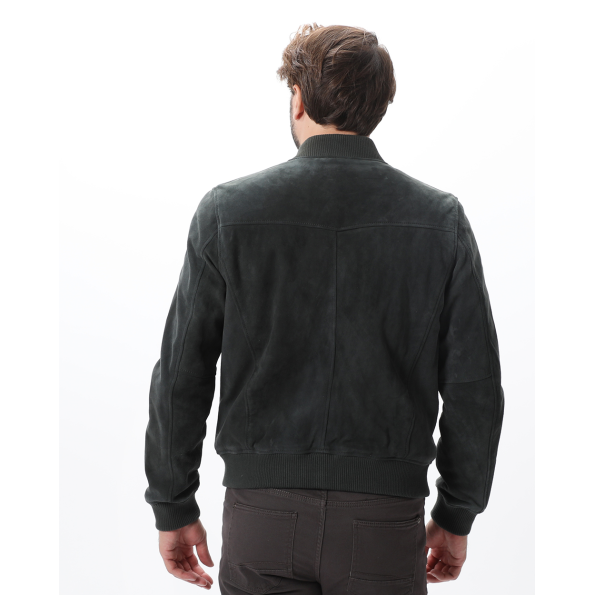 Ανδρικό bomber suede jacket DIRTY LAUNDRY DLMLJ03W22 γκρι  Ανδρικά