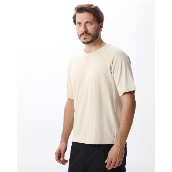 Ανδρικό t-shirt DIRTY LAUNDRY DLMT02W22 εκρού Ανδρικά