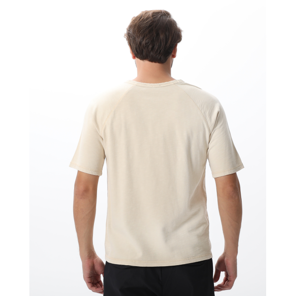 Ανδρικό t-shirt DIRTY LAUNDRY DLMT02W22 εκρού Ανδρικά