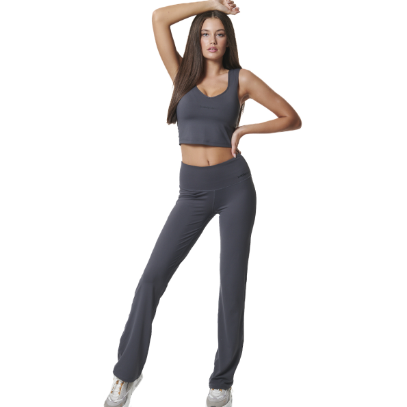 Γυναικείο κολάν BODY ACTION 011426-01 ανθρακί Γυναικεία