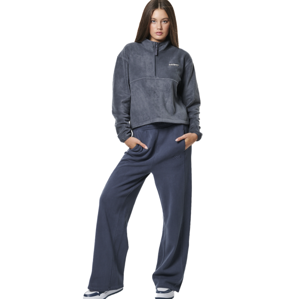 Γυναικεία fleece μπλούζα BODY ACTION 061433-01 γκρι Γυναικεία