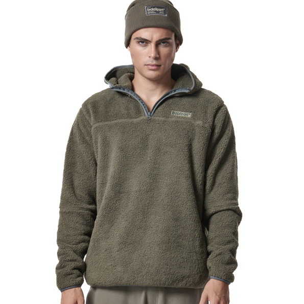 Unisex πλεκτός σκούφος BODY ACTION 095410-01 χακί Ανδρικά