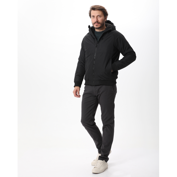 Ανδρικό bomber μπουφάν VAN HIPSTER 72192 μαύρο Ανδρικά