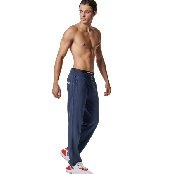 Ανδρικό παντελόνι φόρμας BODY ACTION 023434-01 μπλε Ανδρικά