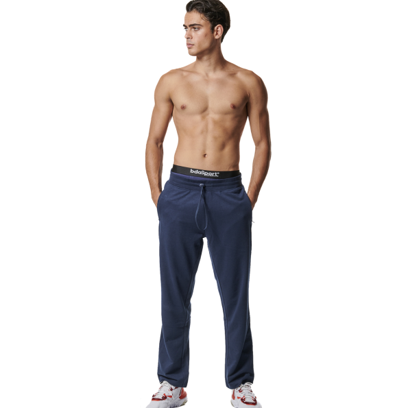Ανδρικό παντελόνι φόρμας BODY ACTION 023434-01 μπλε Ανδρικά