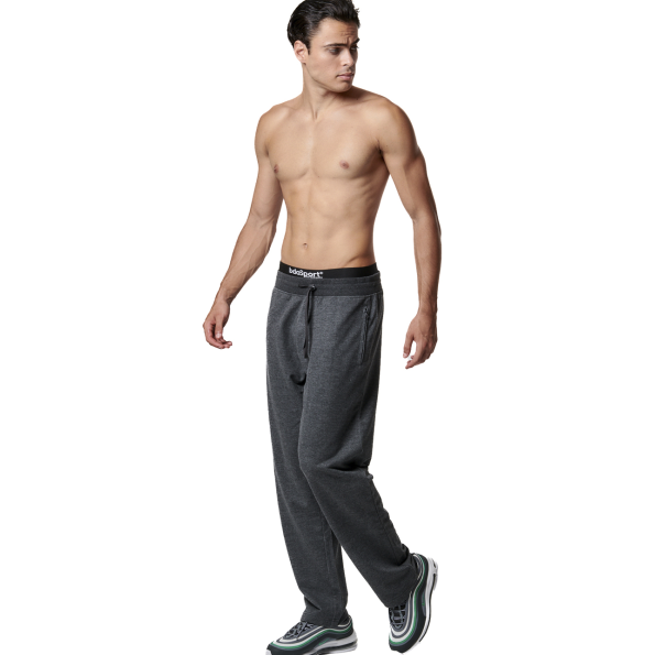 Ανδρικό παντελόνι φόρμας BODY ACTION 023434-01 ανθρακί Ανδρικά