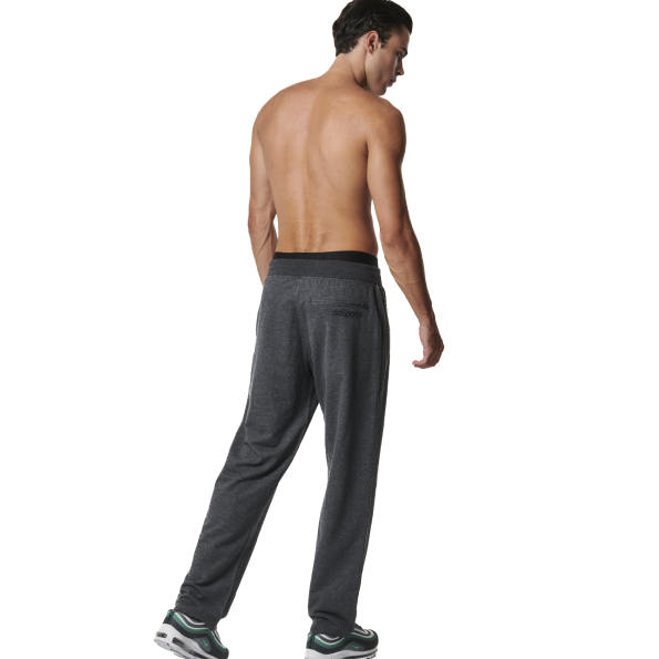 Ανδρικό παντελόνι φόρμας BODY ACTION 023434-01 ανθρακί Ανδρικά