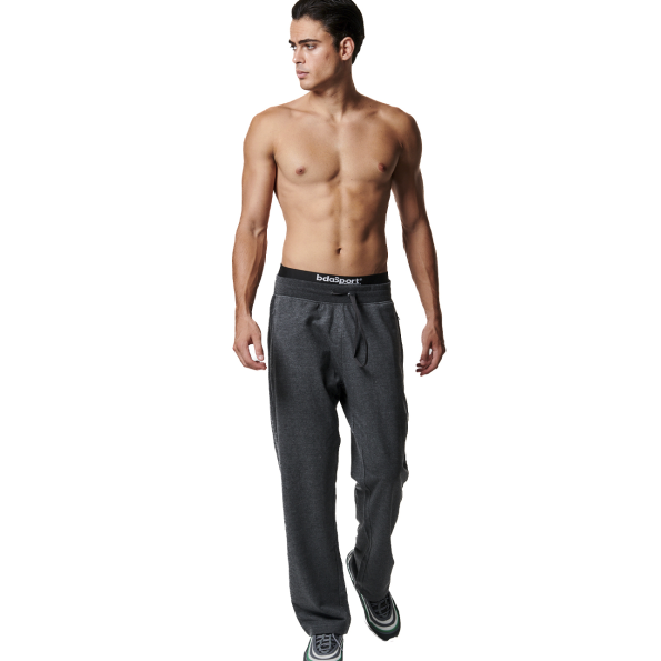 Ανδρικό παντελόνι φόρμας BODY ACTION 023434-01 ανθρακί Ανδρικά