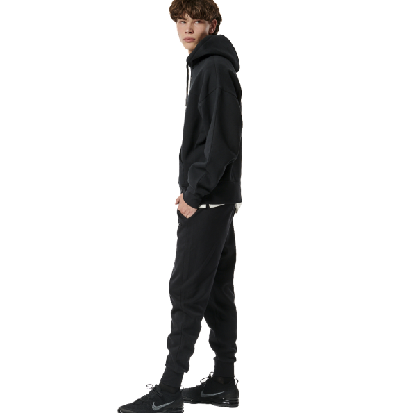 Ανδρικό παντελόνι φόρμας BODY ACTION 023438-01 μαύρο Ανδρικά