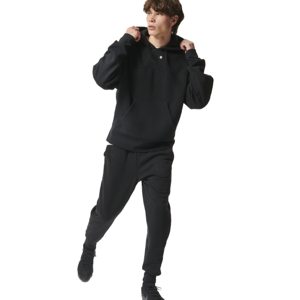 Ανδρικό παντελόνι φόρμας BODY ACTION 023438-01 μαύρο Ανδρικά