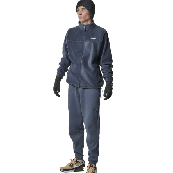 Ανδρική fleece ζακέτα BODY ACTION 073418-01 μπλε  Ανδρικά