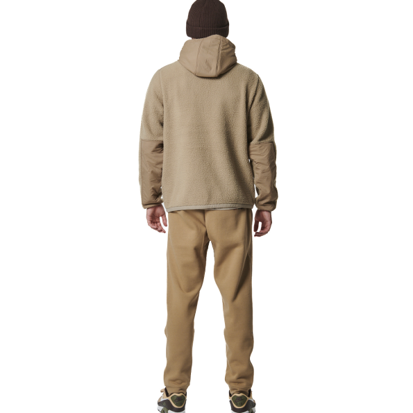 Ανδρική ζακέτα fleece BODY ACTION 073422-01 μπεζ Ανδρικά