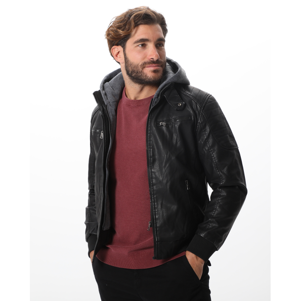Ανδρικό jacket BATTERY 15232014 μαύρο Ανδρικά