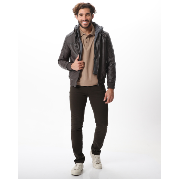 Ανδρικό jacket BATTERY 15232014 καφέ Ανδρικά