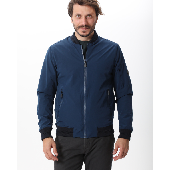 Ανδρικό bomber μπουφάν BATTERY 15242003 μπλε