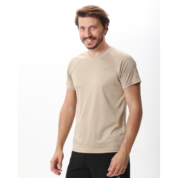 Unisex t-shirt BLUE HUNTER 111010226 μπεζ Ανδρικά