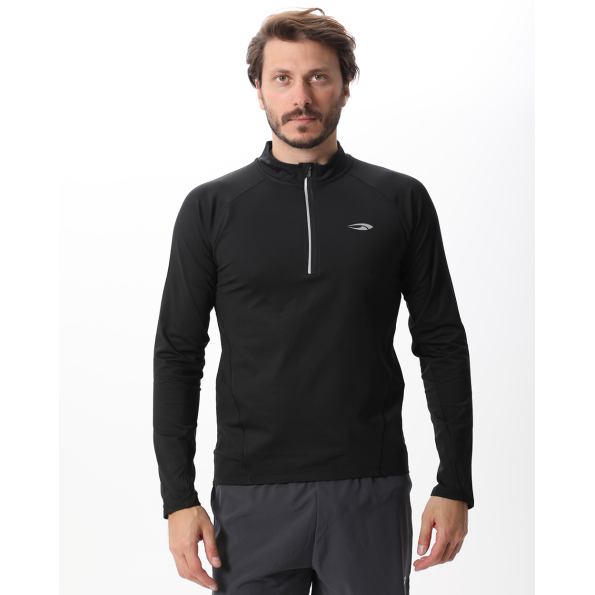 Unisex μακρυμάνικη μπλούζα BLUE HUNTER 113090201 μαύρη