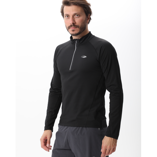 Unisex μακρυμάνικη μπλούζα BLUE HUNTER 113090201 μαύρη Ανδρικά