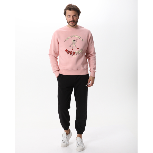 Unisex φούτερ μπλούζα BLUE HUNTER 113111012 ροζ Ανδρικά