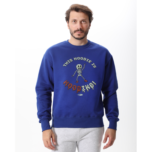 Unisex φούτερ μπλούζα BLUE HUNTER 113111030 μπλε