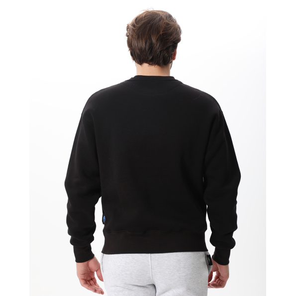 Unisex φούτερ μπλούζα BLUE HUNTER 113111201 μαύρη Ανδρικά