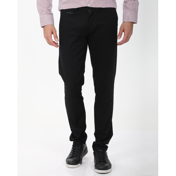Ανδρικό chino παντελόνι MARTIN & CO 220-31-0602 μαύρο