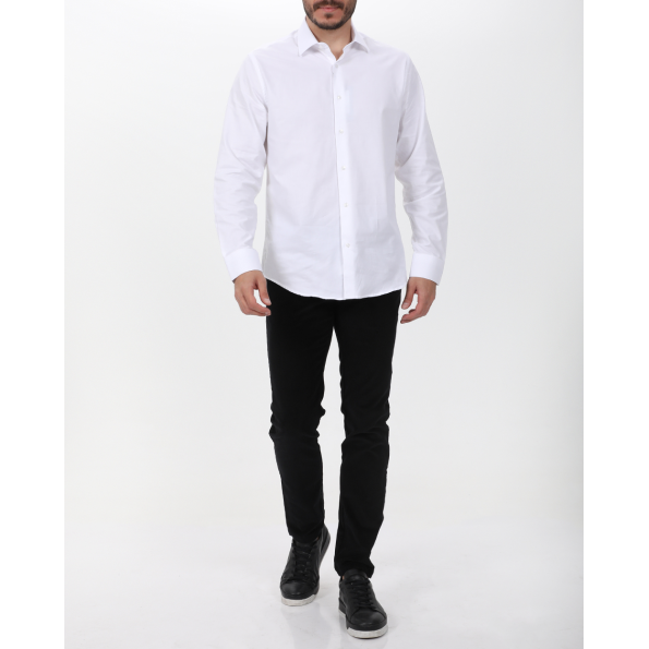 Ανδρικό παντελόνι κοτλε ITALIAN JOB slim 222-31-5289 μαύρο Ανδρικά