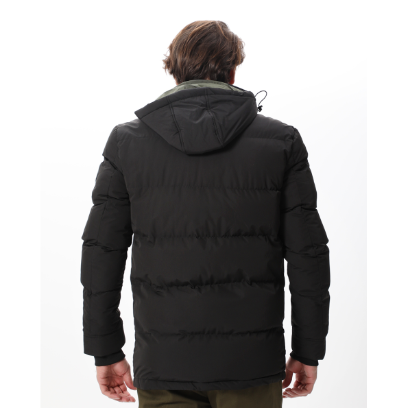 Ανδρικό παρκά puffer μπουφάν VAN HIPSTER 72092 μαύρο Ανδρικά