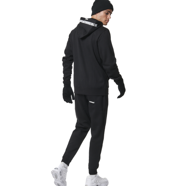 Ανδρικό παντελόνι φόρμας BODY ACTION 023435-01 μαύρο Ανδρικά