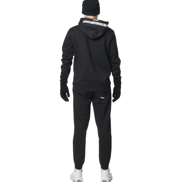 Ανδρικό παντελόνι φόρμας BODY ACTION 023435-01 μαύρο Ανδρικά