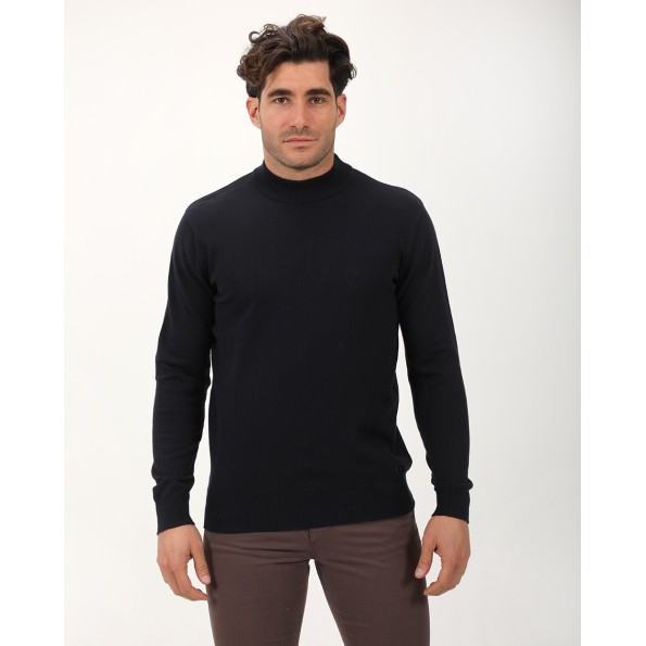 Ανδρική πλεκτή μπλούζα VAN HIPSTER 71709 μπλε