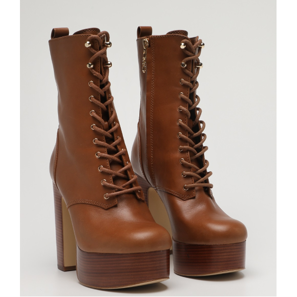 Γυναικεία μποτάκια MICHAEL KORS 40F3NAME6L ταμπά Γυναικεία