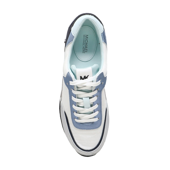 Γυναικεία sneakers MICHAEL KORS 43T2CNFS3D CALLAN ασημί γαλάζιο Γυναικεία