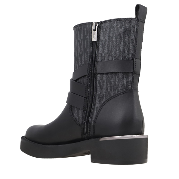 Γυναικεία μποτάκια DKNY JEANS K2312709 TAETA μαύρο γκρι Γυναικεία