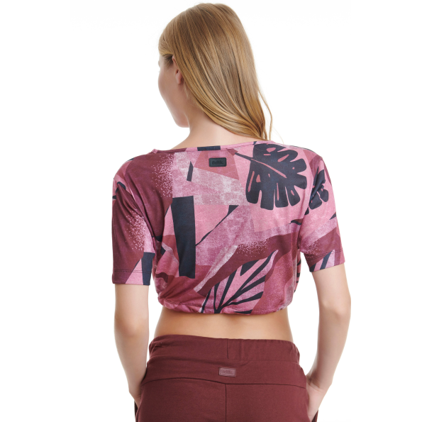 Γυναικείο cropped top BODYTALK 1212-908320 ροζ Γυναικεία