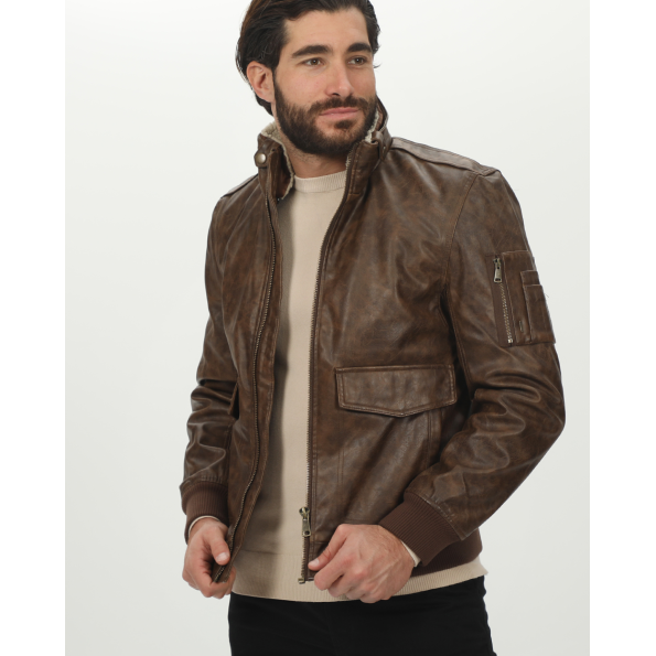 Ανδρικό jacket EXPLORER 2411103035 καφέ Ανδρικά